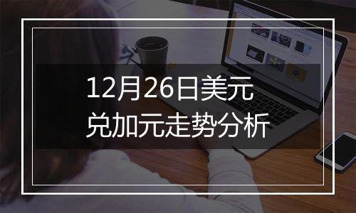 12月26日美元兑加元走势分析