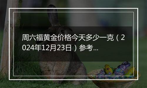 周六福黄金价格今天多少一克(2024年12月23日)参考价格