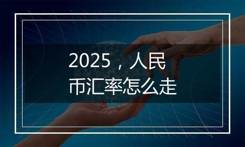 2025,人民币汇率怎么走