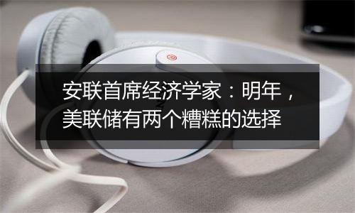 安联首席经济学家:明年,美联储有两个糟糕的选择