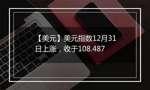 【美元】美元指数12月31日上涨,收于108.487